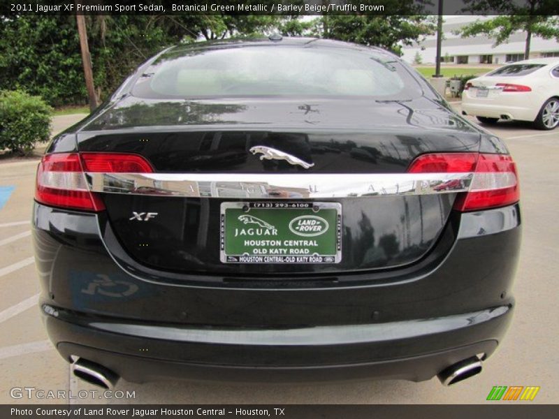 Botanical Green Metallic / Barley Beige/Truffle Brown 2011 Jaguar XF Premium Sport Sedan