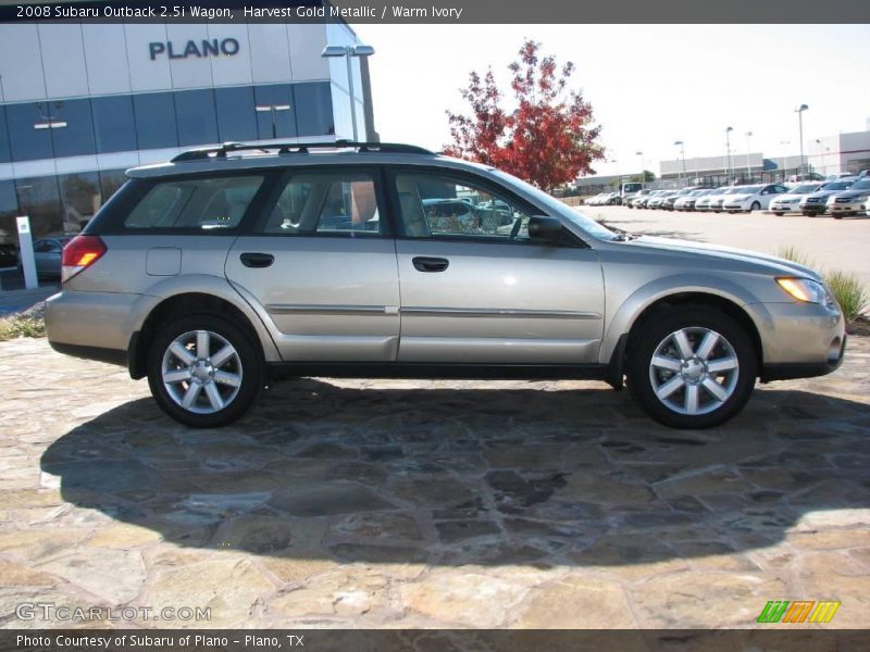 Harvest Gold Metallic / Warm Ivory 2008 Subaru Outback 2.5i Wagon