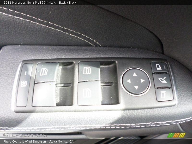 Black / Black 2012 Mercedes-Benz ML 350 4Matic