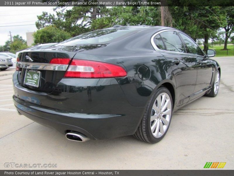 Botanical Green Metallic / Barley Beige/Truffle Brown 2011 Jaguar XF Premium Sport Sedan
