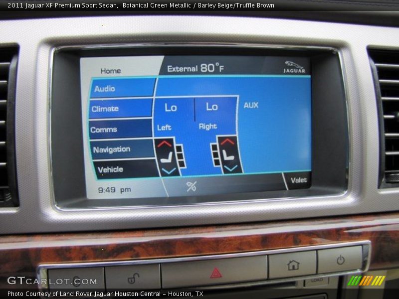 Botanical Green Metallic / Barley Beige/Truffle Brown 2011 Jaguar XF Premium Sport Sedan