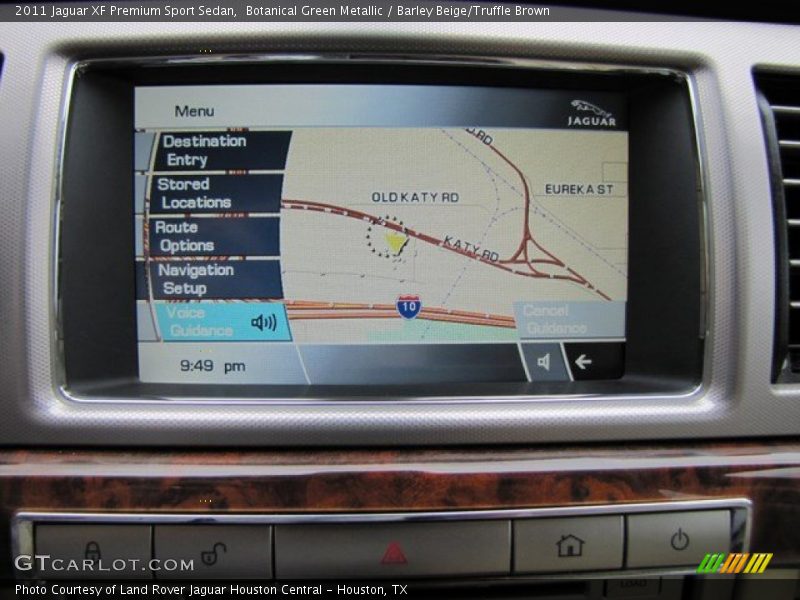 Navigation of 2011 XF Premium Sport Sedan