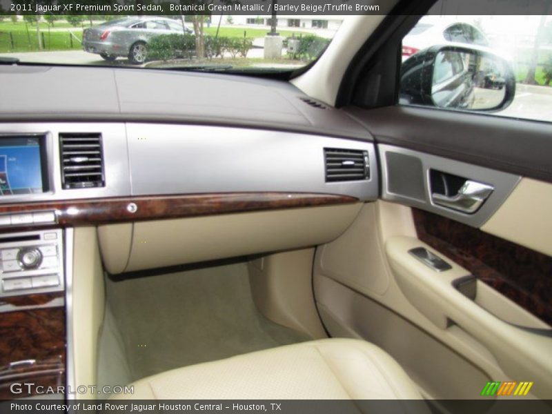 Botanical Green Metallic / Barley Beige/Truffle Brown 2011 Jaguar XF Premium Sport Sedan