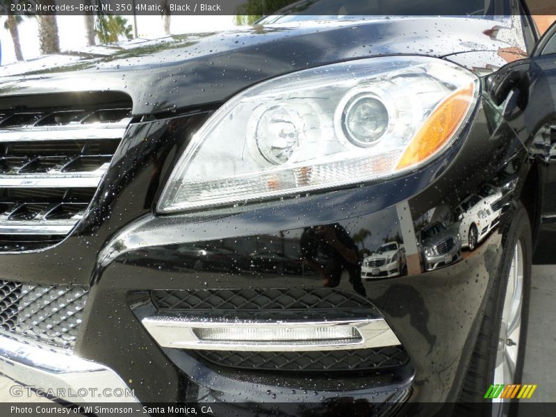 Black / Black 2012 Mercedes-Benz ML 350 4Matic
