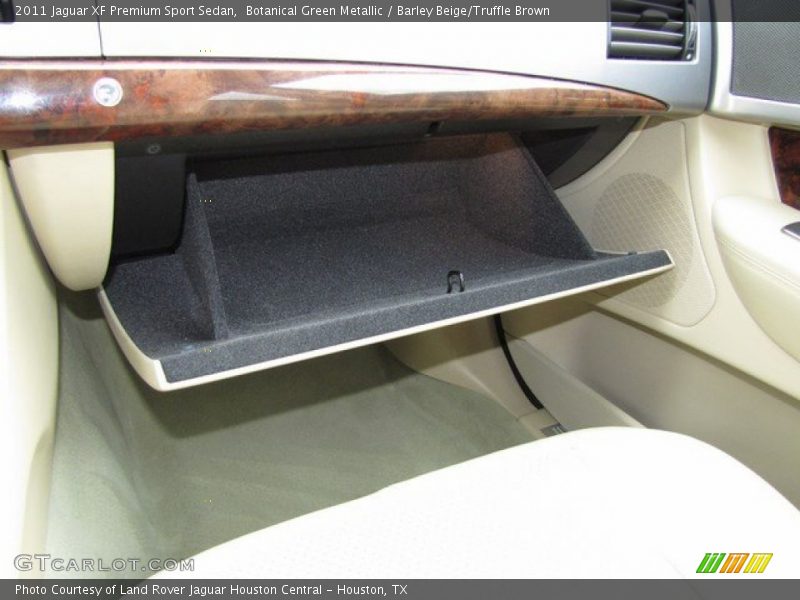 Botanical Green Metallic / Barley Beige/Truffle Brown 2011 Jaguar XF Premium Sport Sedan