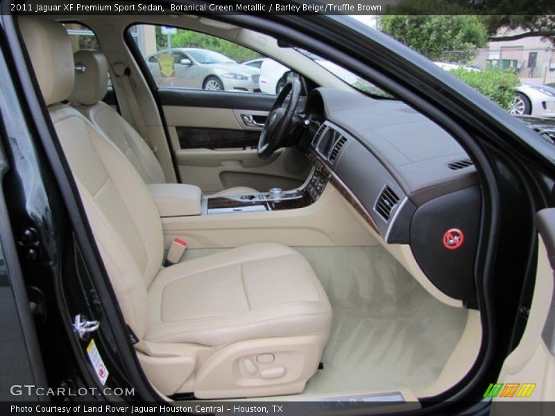 Botanical Green Metallic / Barley Beige/Truffle Brown 2011 Jaguar XF Premium Sport Sedan