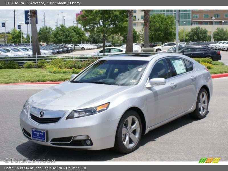Silver Moon / Ebony 2014 Acura TL Advance