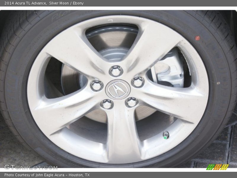 Silver Moon / Ebony 2014 Acura TL Advance