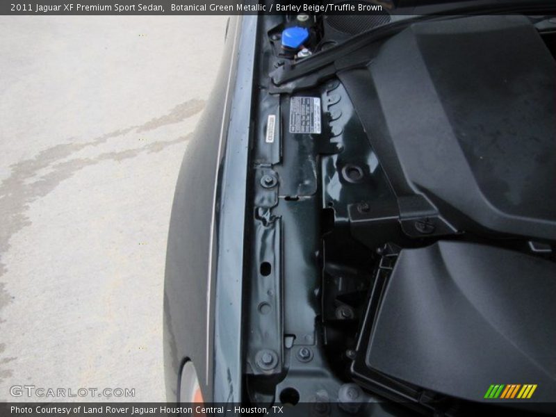 Botanical Green Metallic / Barley Beige/Truffle Brown 2011 Jaguar XF Premium Sport Sedan