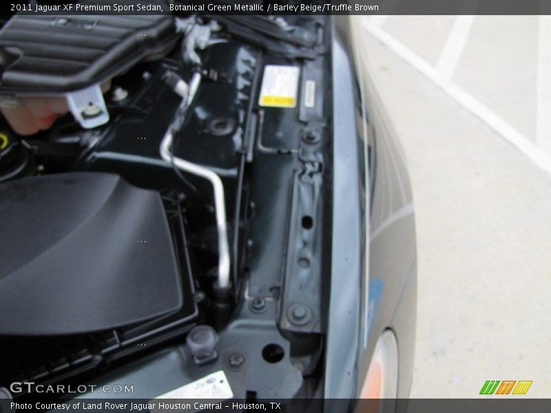 Botanical Green Metallic / Barley Beige/Truffle Brown 2011 Jaguar XF Premium Sport Sedan