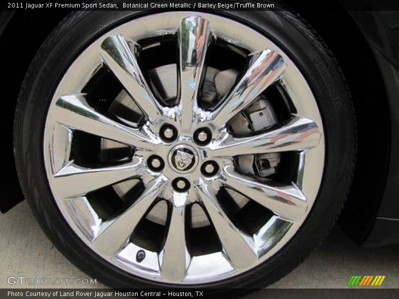 Botanical Green Metallic / Barley Beige/Truffle Brown 2011 Jaguar XF Premium Sport Sedan