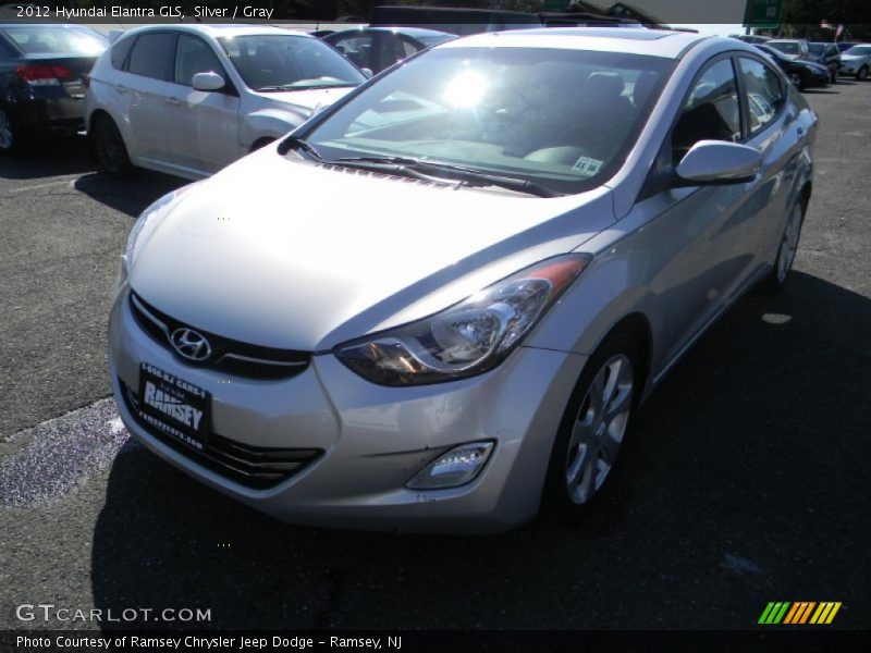 Silver / Gray 2012 Hyundai Elantra GLS