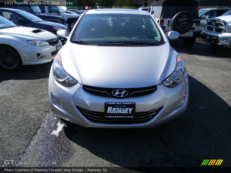 Silver / Gray 2012 Hyundai Elantra GLS