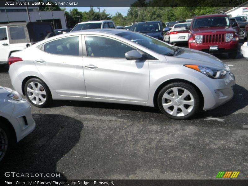 Silver / Gray 2012 Hyundai Elantra GLS
