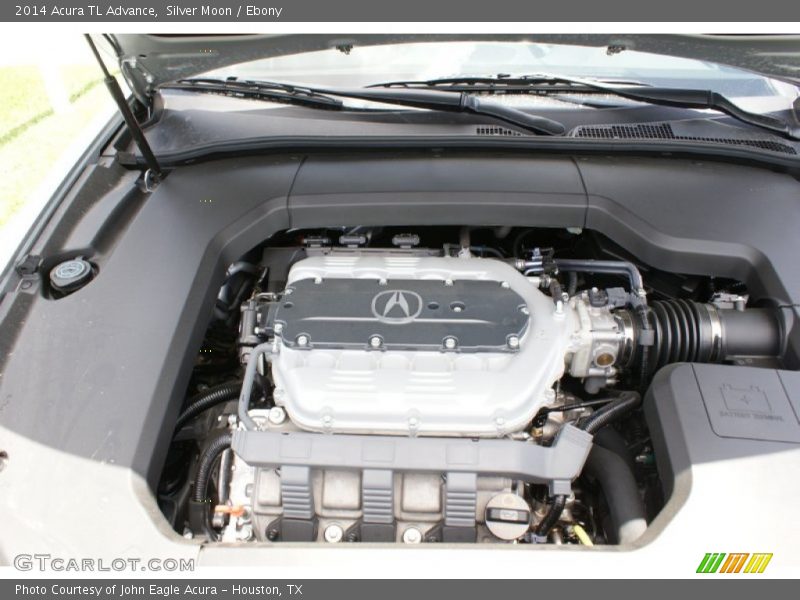 Silver Moon / Ebony 2014 Acura TL Advance