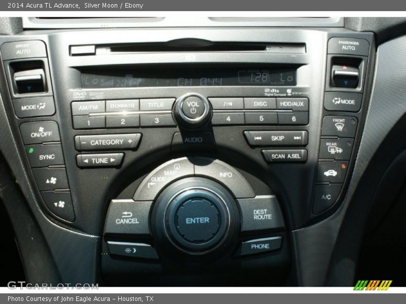 Silver Moon / Ebony 2014 Acura TL Advance