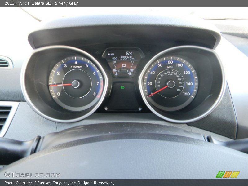 Silver / Gray 2012 Hyundai Elantra GLS