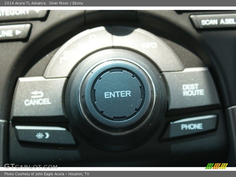 Silver Moon / Ebony 2014 Acura TL Advance
