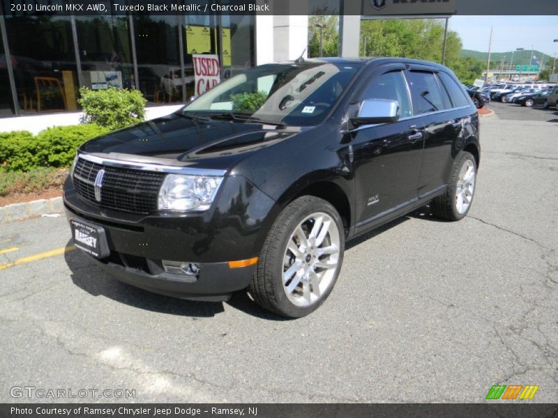 Tuxedo Black Metallic / Charcoal Black 2010 Lincoln MKX AWD