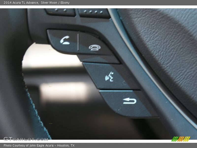 Silver Moon / Ebony 2014 Acura TL Advance