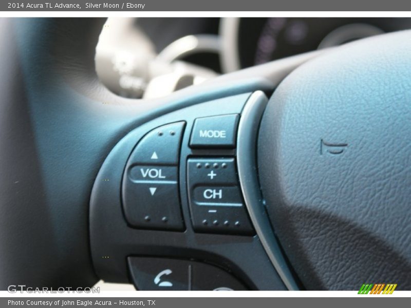 Silver Moon / Ebony 2014 Acura TL Advance