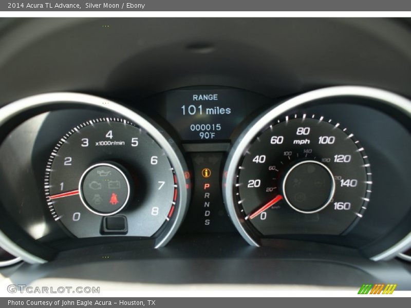 Silver Moon / Ebony 2014 Acura TL Advance