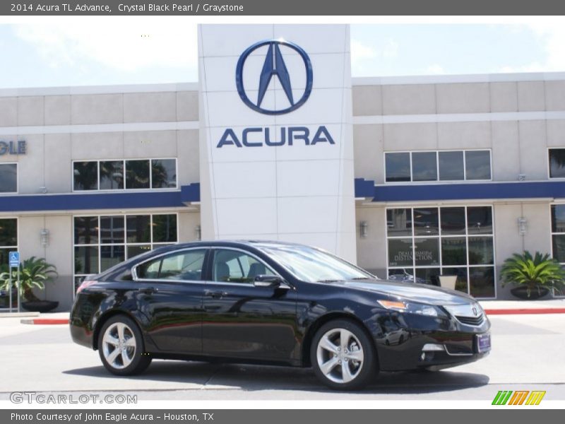 Crystal Black Pearl / Graystone 2014 Acura TL Advance