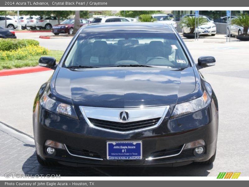 Crystal Black Pearl / Graystone 2014 Acura TL Advance