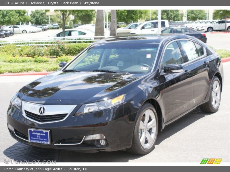 Crystal Black Pearl / Graystone 2014 Acura TL Advance