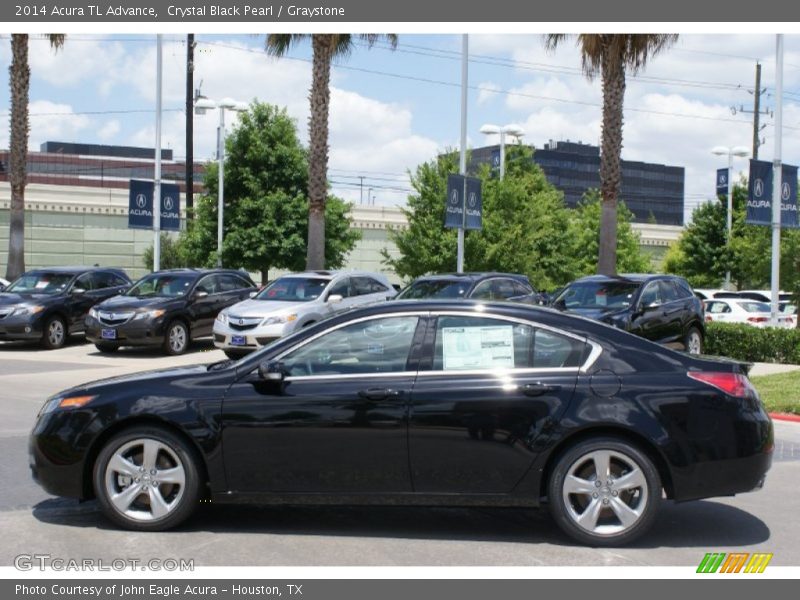 Crystal Black Pearl / Graystone 2014 Acura TL Advance