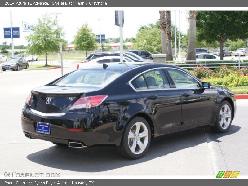 Crystal Black Pearl / Graystone 2014 Acura TL Advance
