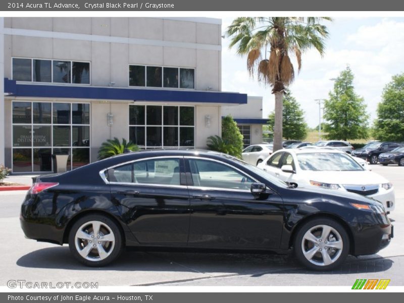 Crystal Black Pearl / Graystone 2014 Acura TL Advance