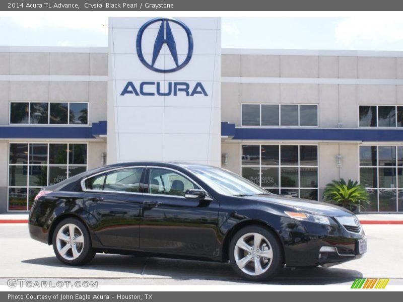 Crystal Black Pearl / Graystone 2014 Acura TL Advance