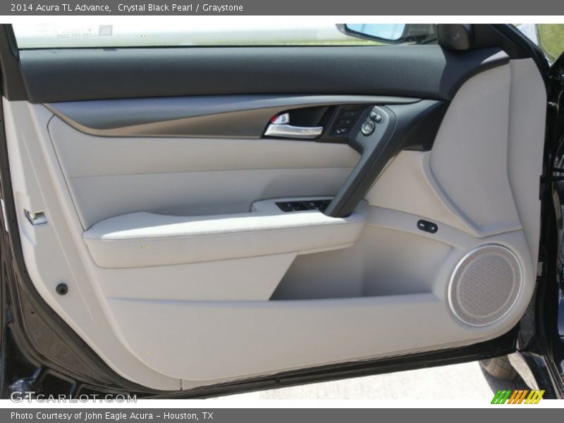 Crystal Black Pearl / Graystone 2014 Acura TL Advance