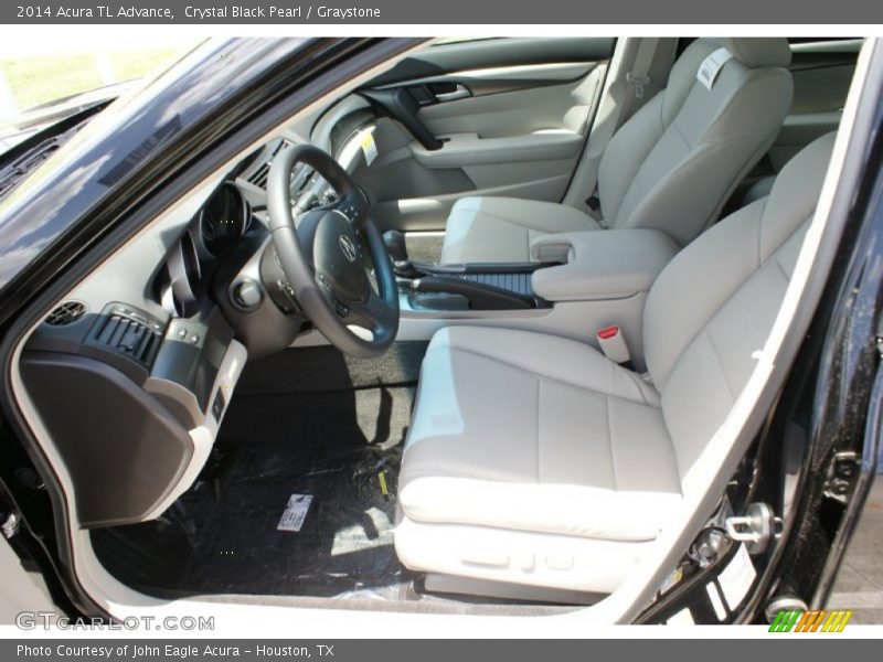 Crystal Black Pearl / Graystone 2014 Acura TL Advance