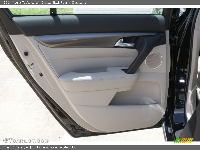 Crystal Black Pearl / Graystone 2014 Acura TL Advance