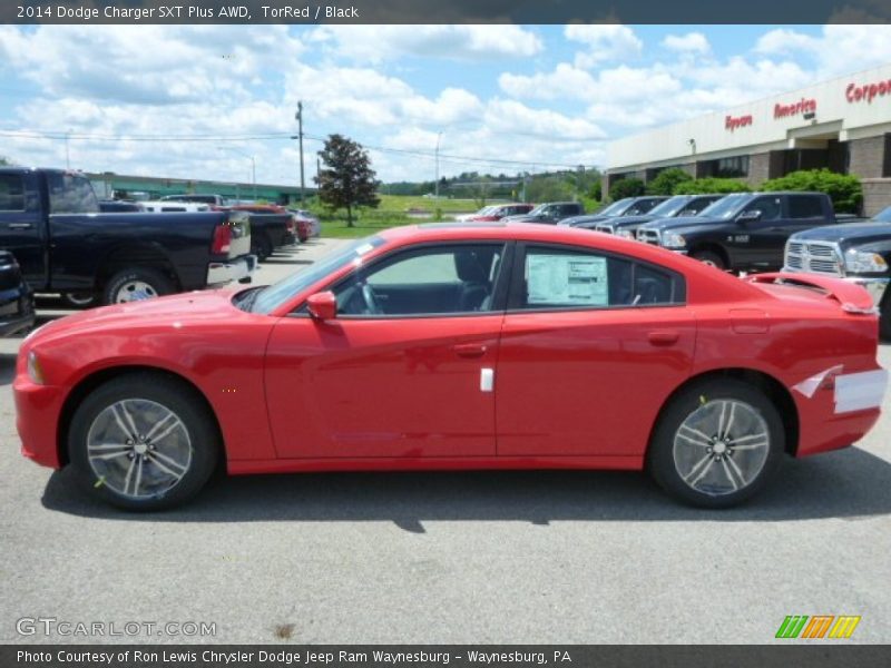 TorRed / Black 2014 Dodge Charger SXT Plus AWD