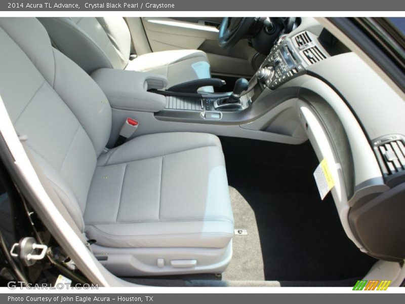 Crystal Black Pearl / Graystone 2014 Acura TL Advance