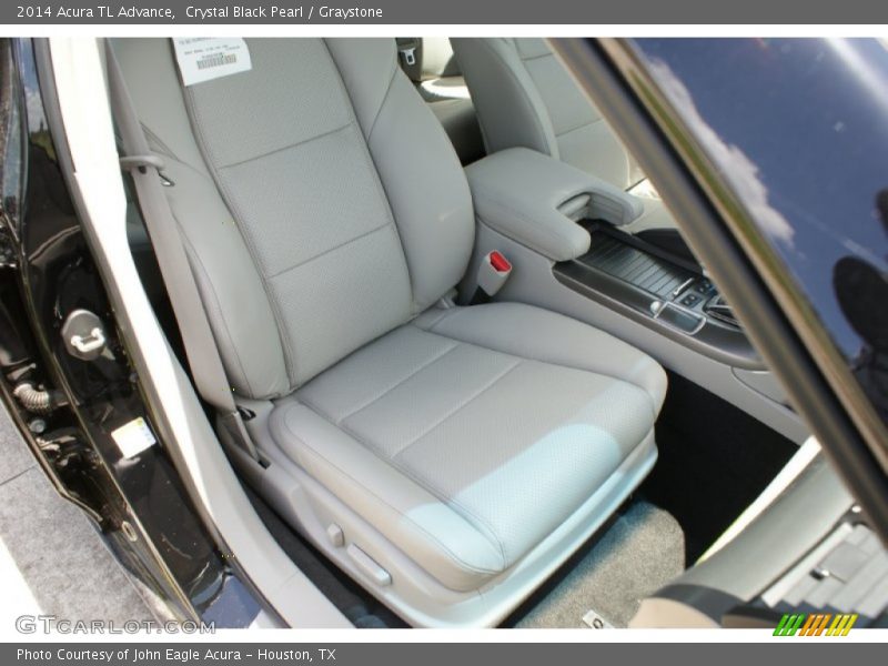 Crystal Black Pearl / Graystone 2014 Acura TL Advance