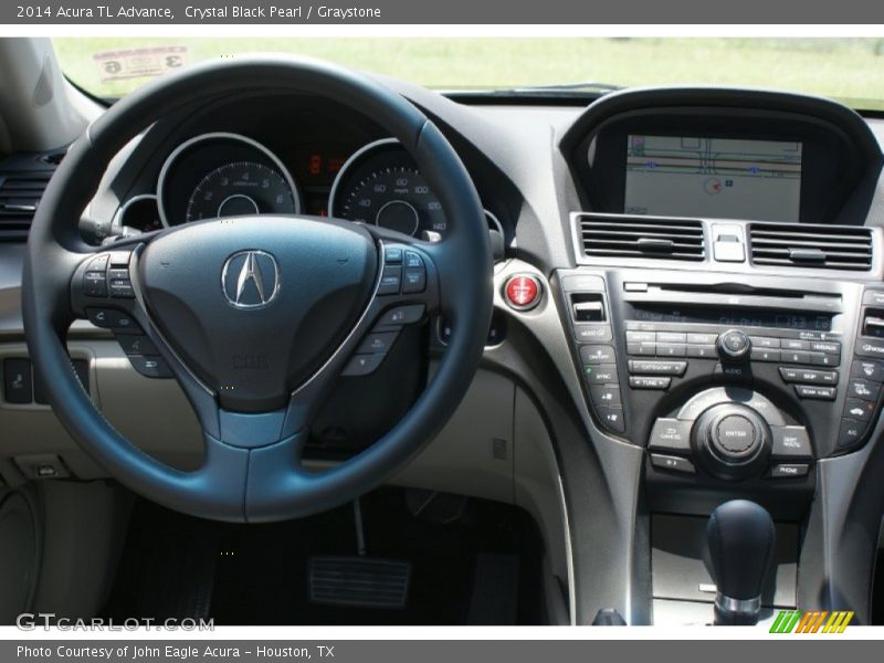 Crystal Black Pearl / Graystone 2014 Acura TL Advance
