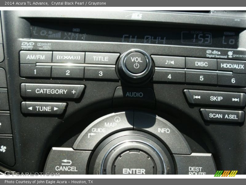Crystal Black Pearl / Graystone 2014 Acura TL Advance