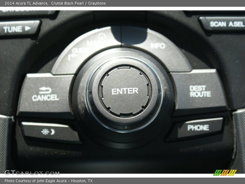 Crystal Black Pearl / Graystone 2014 Acura TL Advance