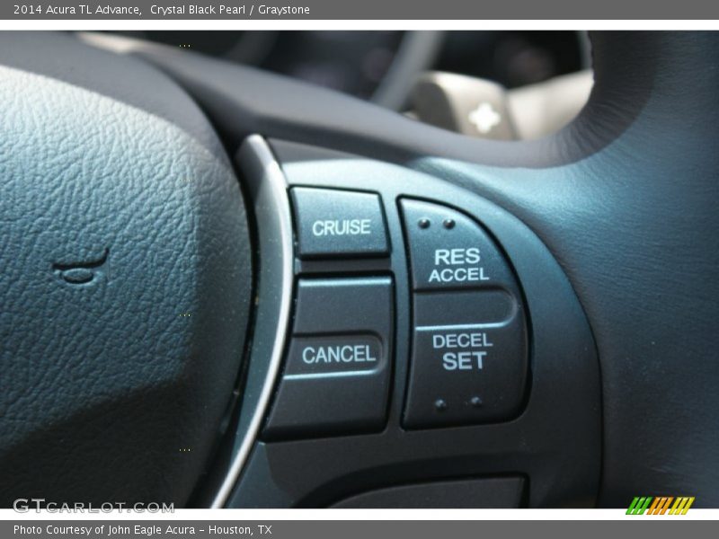 Crystal Black Pearl / Graystone 2014 Acura TL Advance