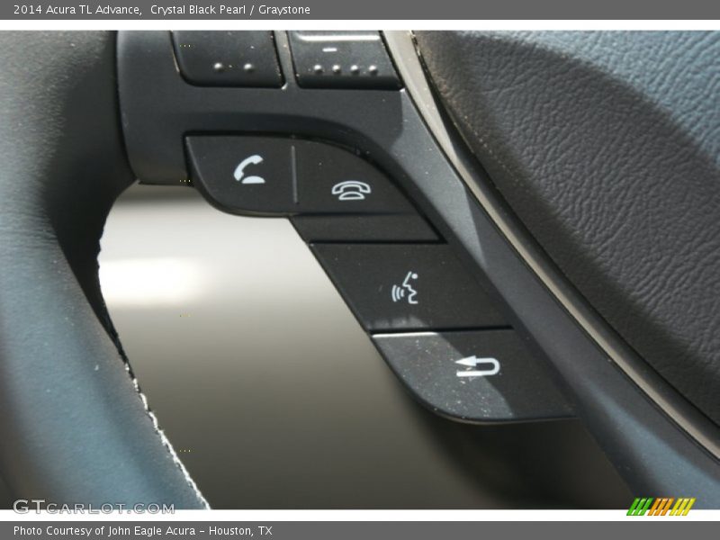 Crystal Black Pearl / Graystone 2014 Acura TL Advance