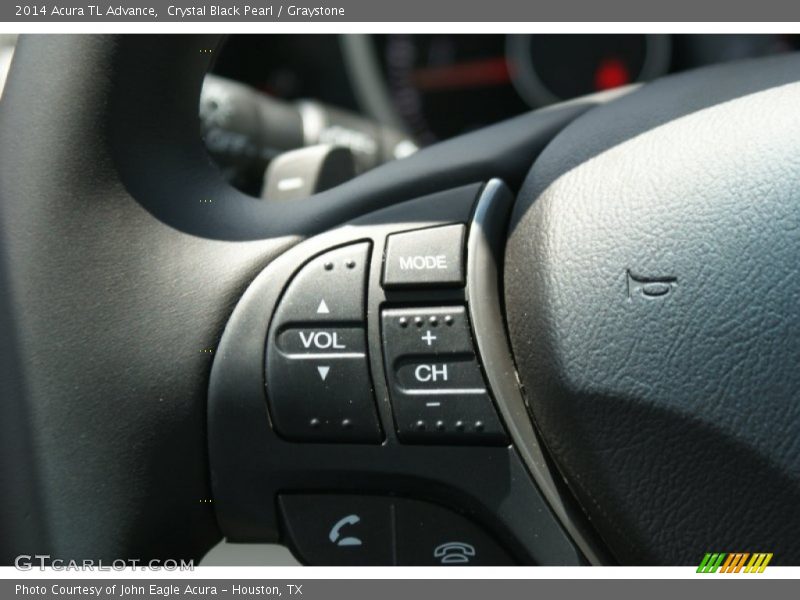 Crystal Black Pearl / Graystone 2014 Acura TL Advance