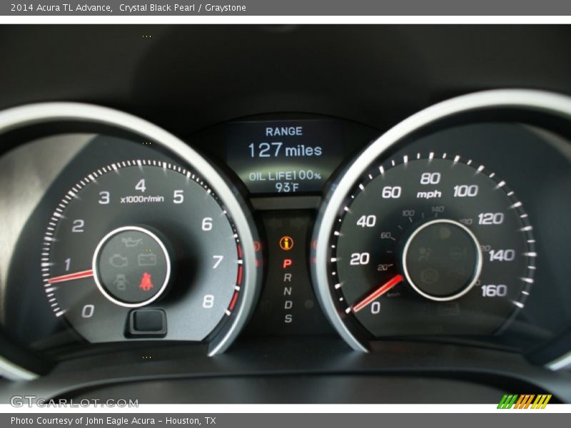 Crystal Black Pearl / Graystone 2014 Acura TL Advance