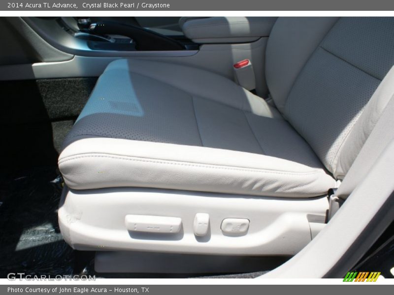 Crystal Black Pearl / Graystone 2014 Acura TL Advance
