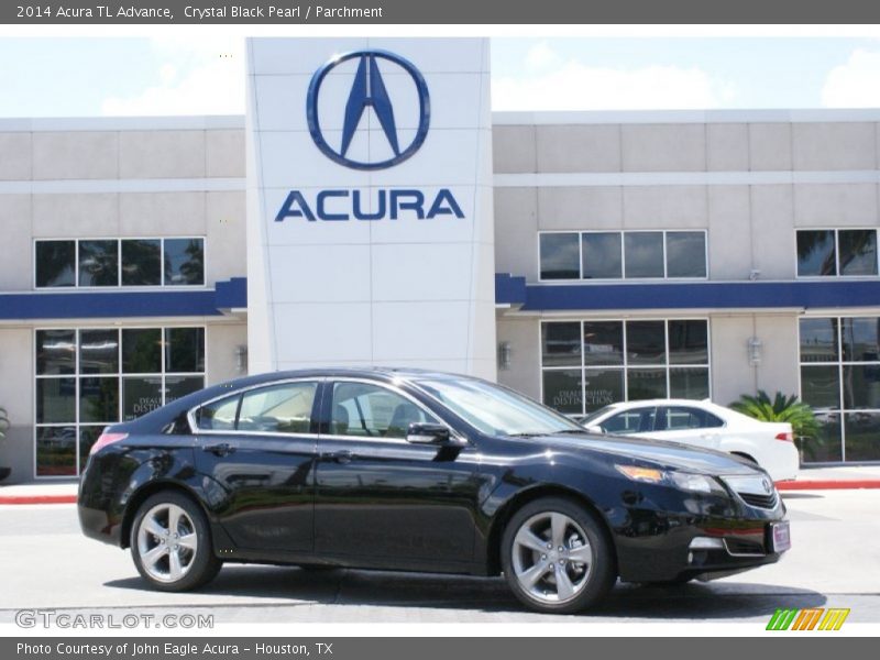 Crystal Black Pearl / Parchment 2014 Acura TL Advance