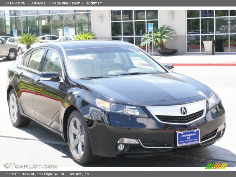 Crystal Black Pearl / Parchment 2014 Acura TL Advance