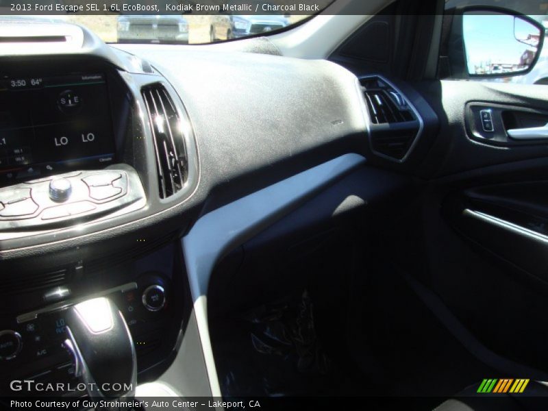 Kodiak Brown Metallic / Charcoal Black 2013 Ford Escape SEL 1.6L EcoBoost